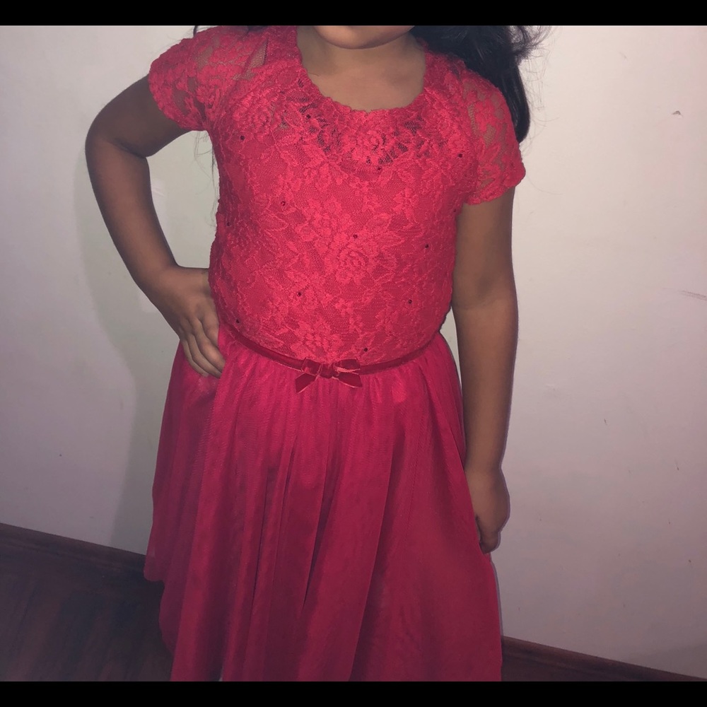Red dress